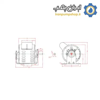 دينام كولر 3/4 موتور ژن