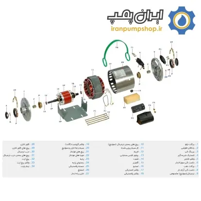 دينام كولر 3/4 موتور ژن